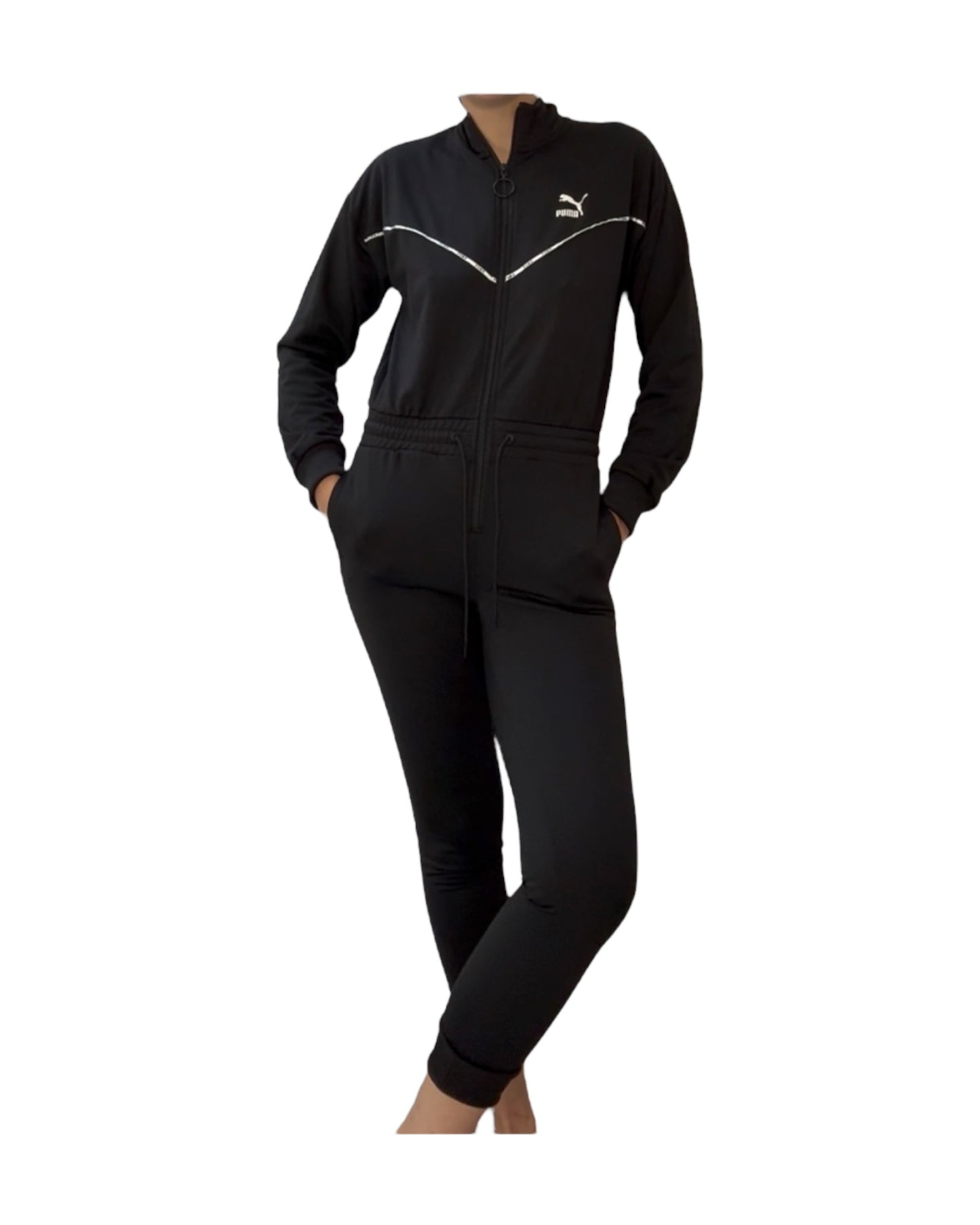 Pre-Loved Puma Black Jumpsuit