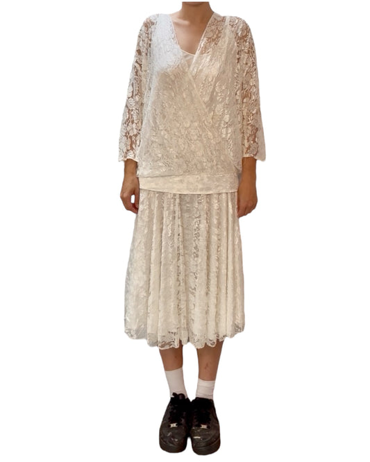 Vintage Lace Dress Set