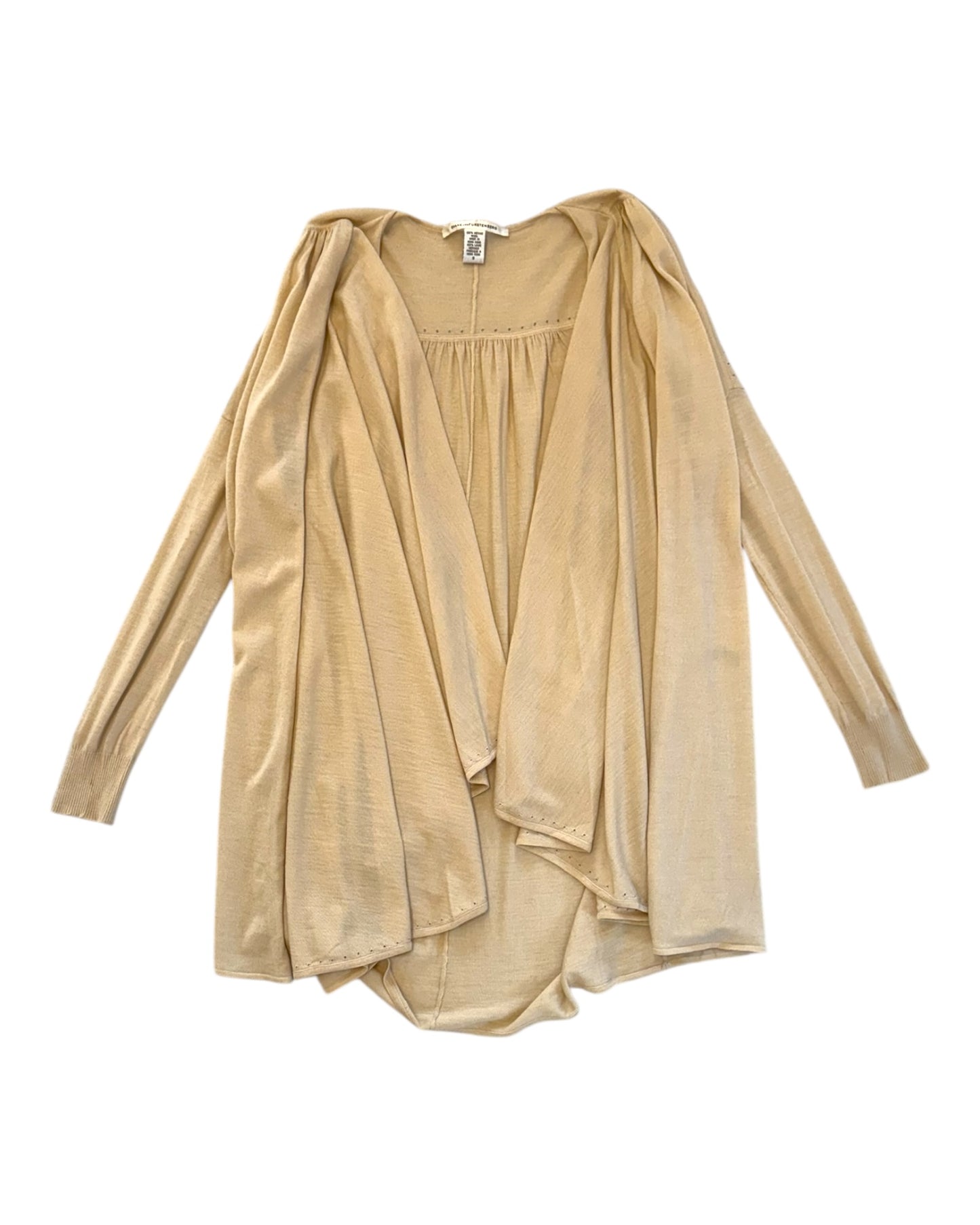 Vintage Diane Von Furstenberg Light Wool Cardigan Sweater