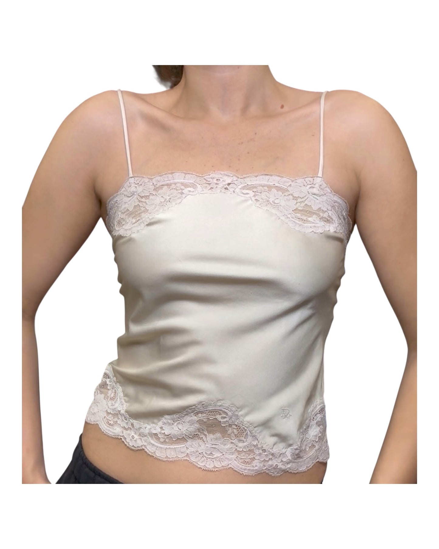Vintage Christian Dior Lace Slip Tank