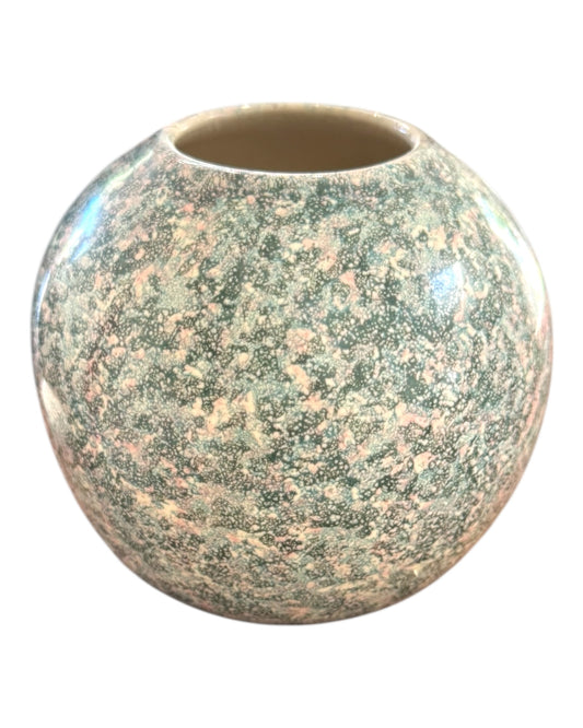 Vintage 1980s Speckled Urn