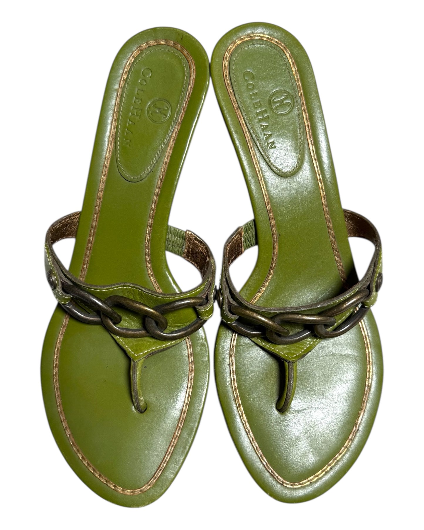 Vintage Cole Hann Green Sandals