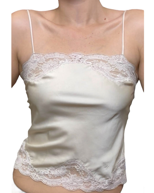 Vintage Christian Dior Lace Slip Tank