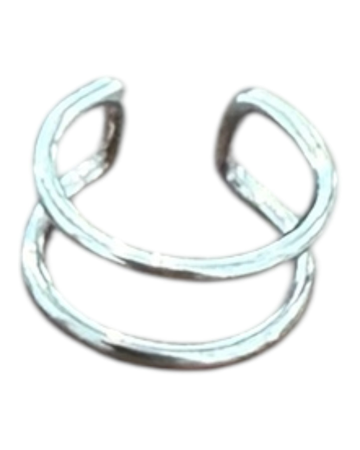 Pre-Loved Silver Ear Cuffs - all worn by Glenn Close in "Back in Action" 2025