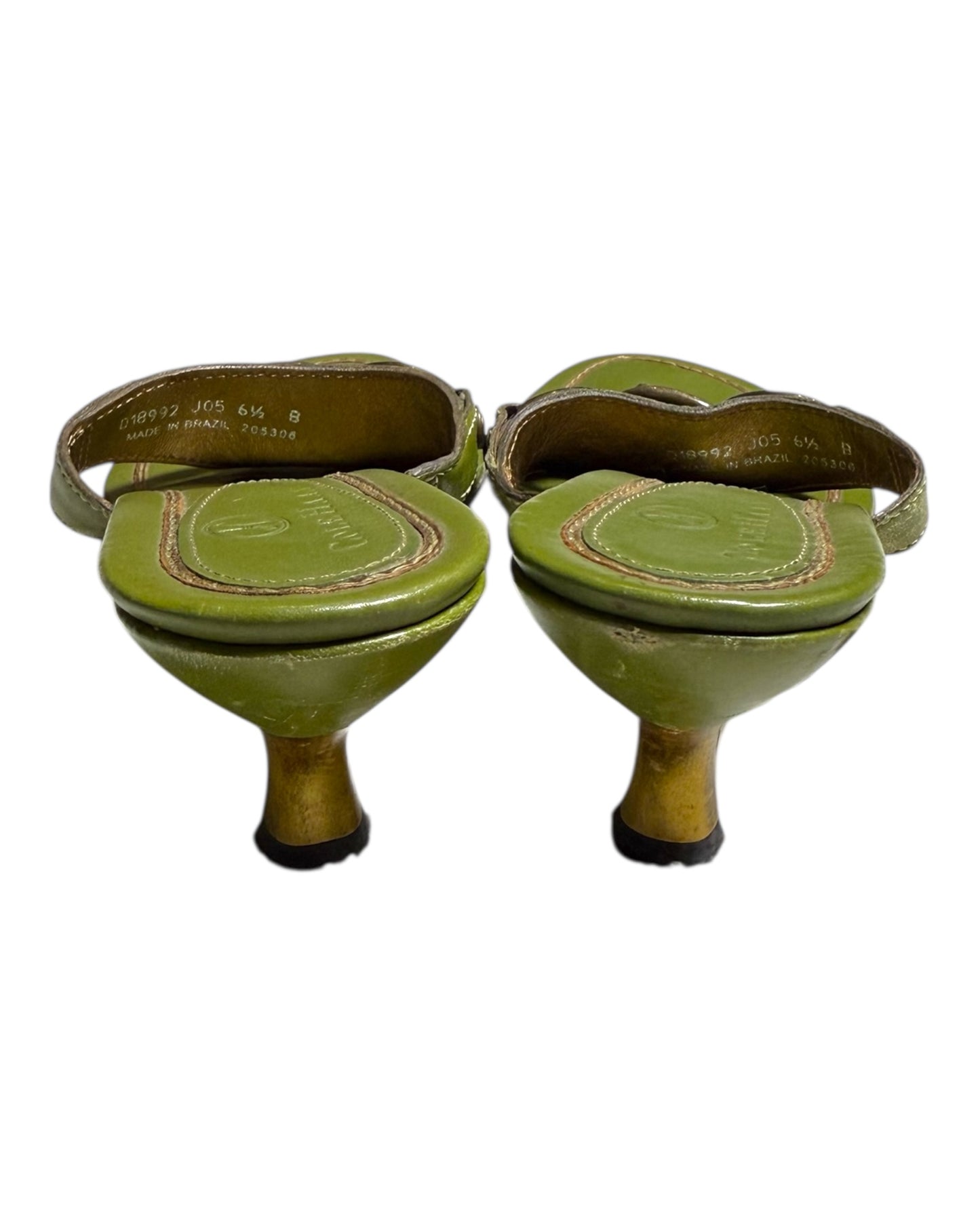 Vintage Cole Hann Green Sandals