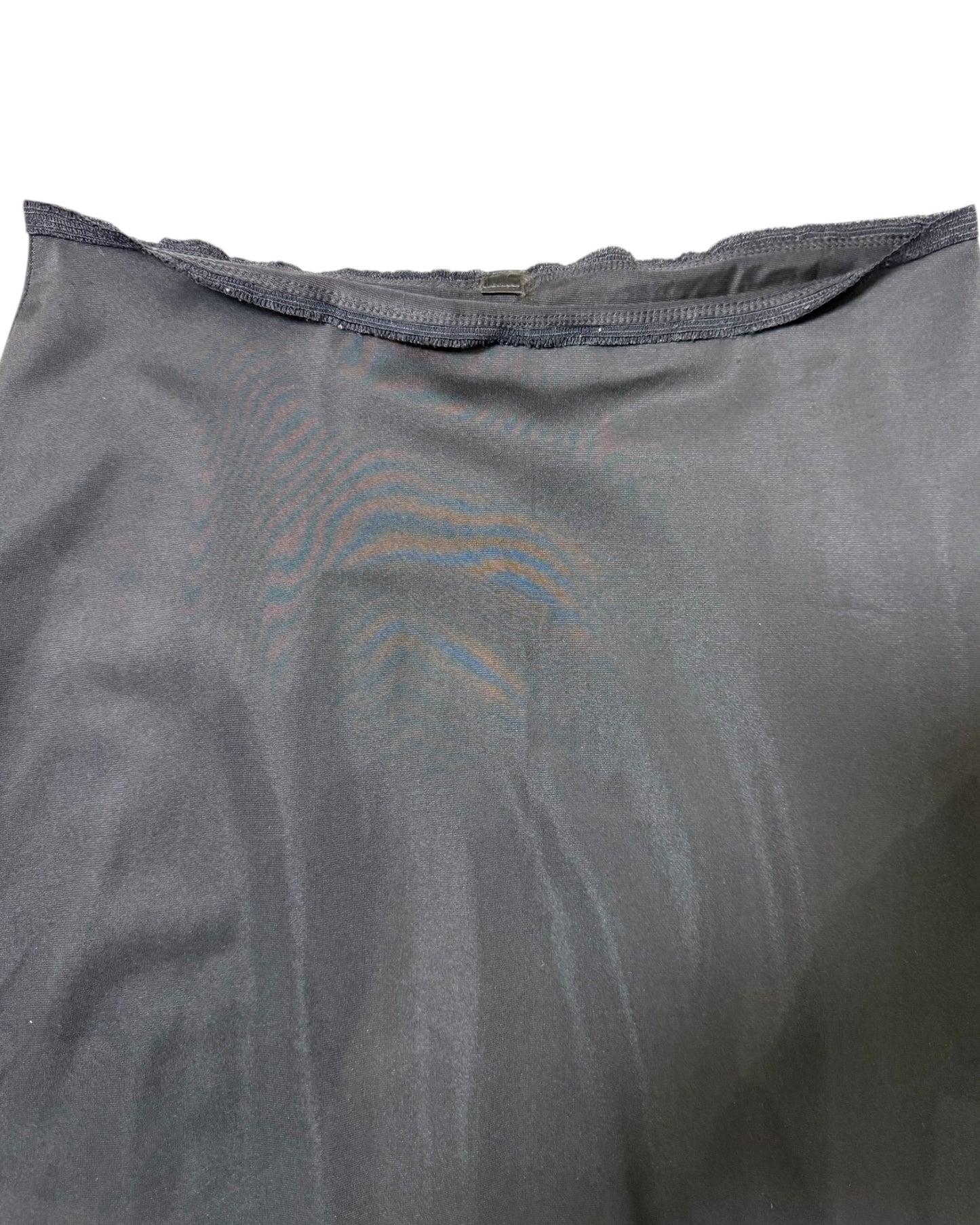 Vintage Black Lace Knee-Length Skirt