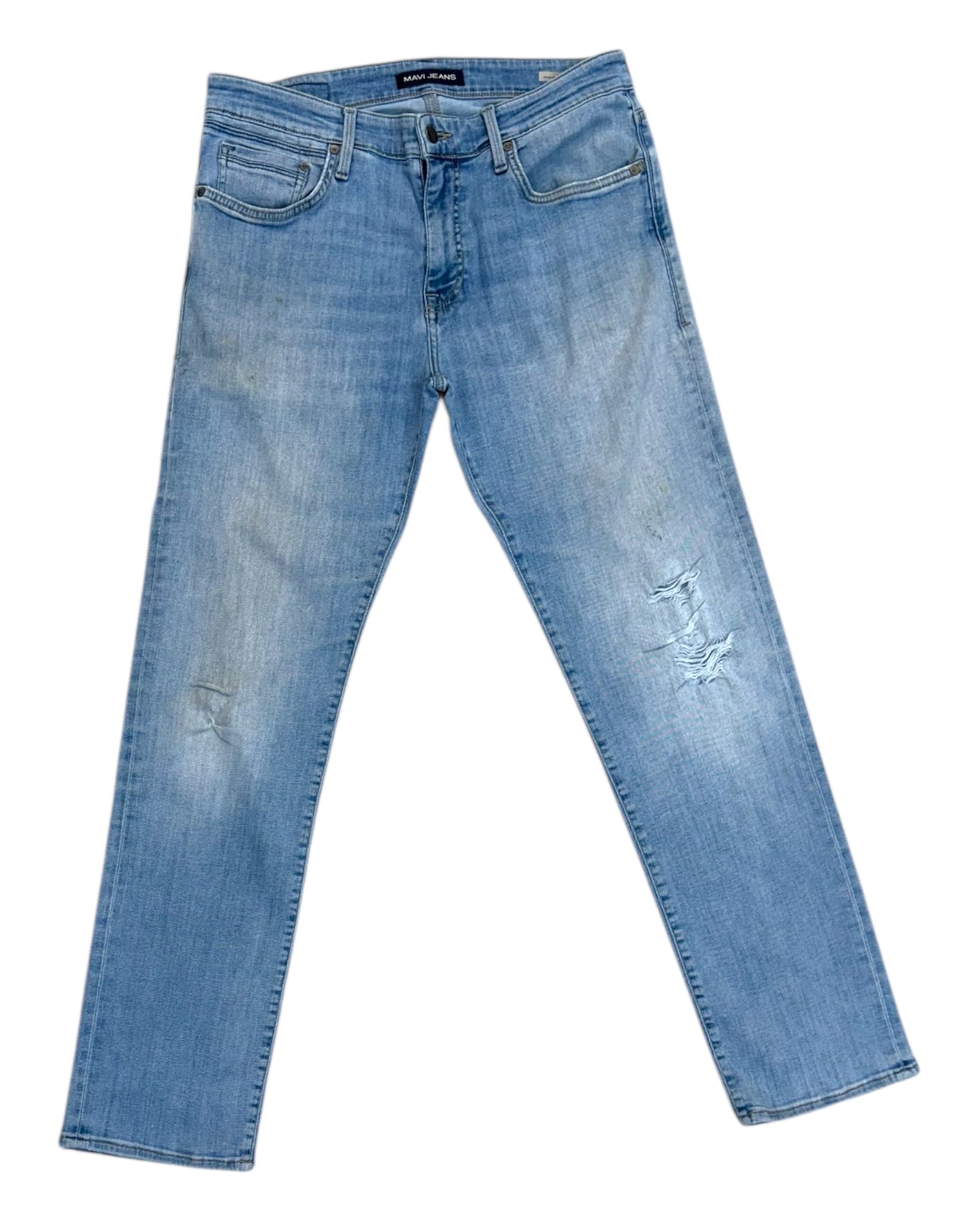 Vintage Light-Wash Mavi Jeans
