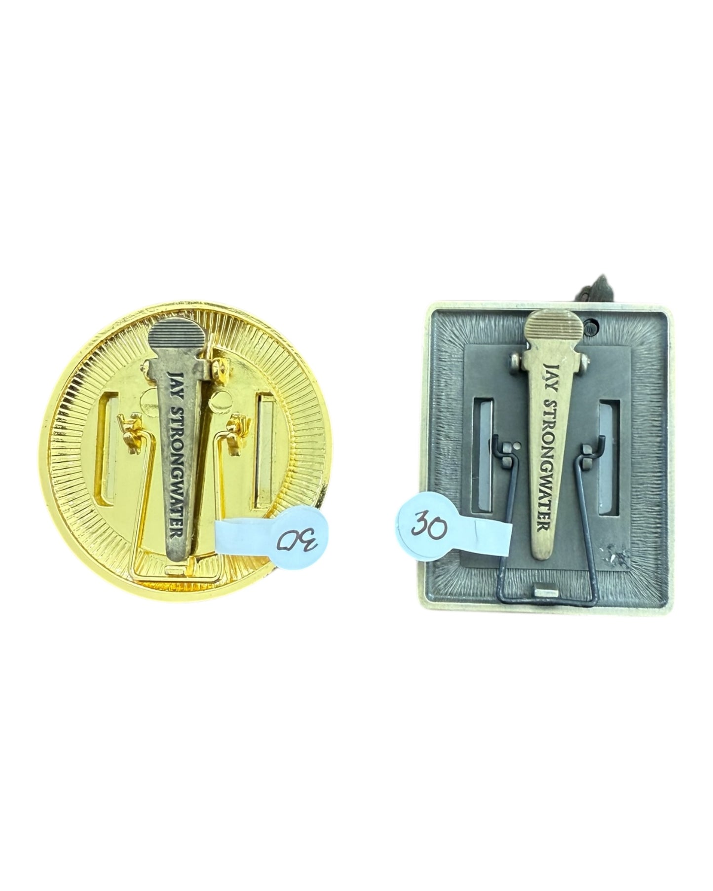 Vintage Small Jay Strongwater Standing Picture Frame or Tie Clip