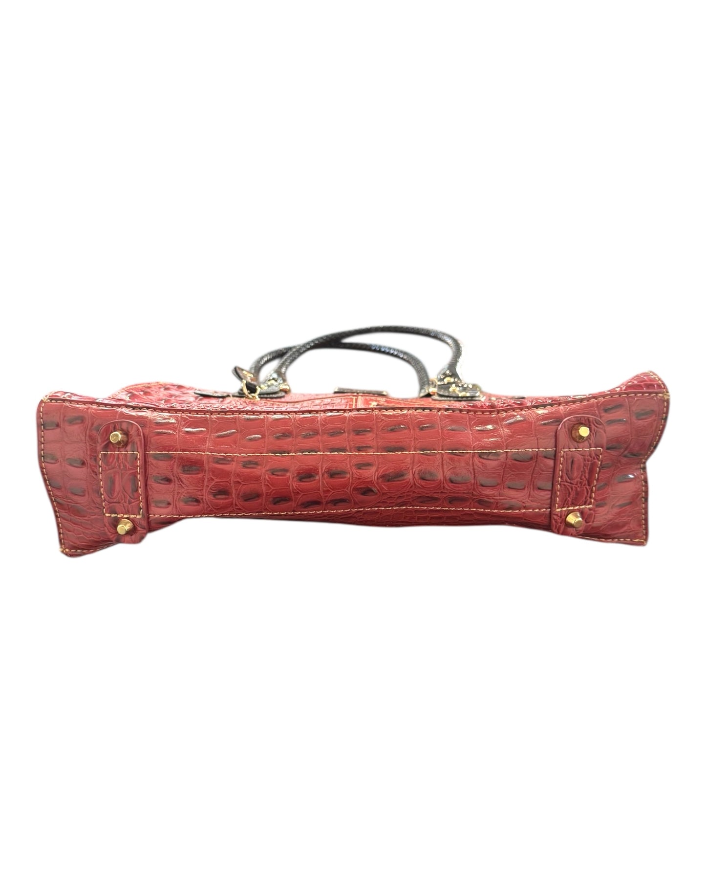 Vintage Red and Black "Python" Bag