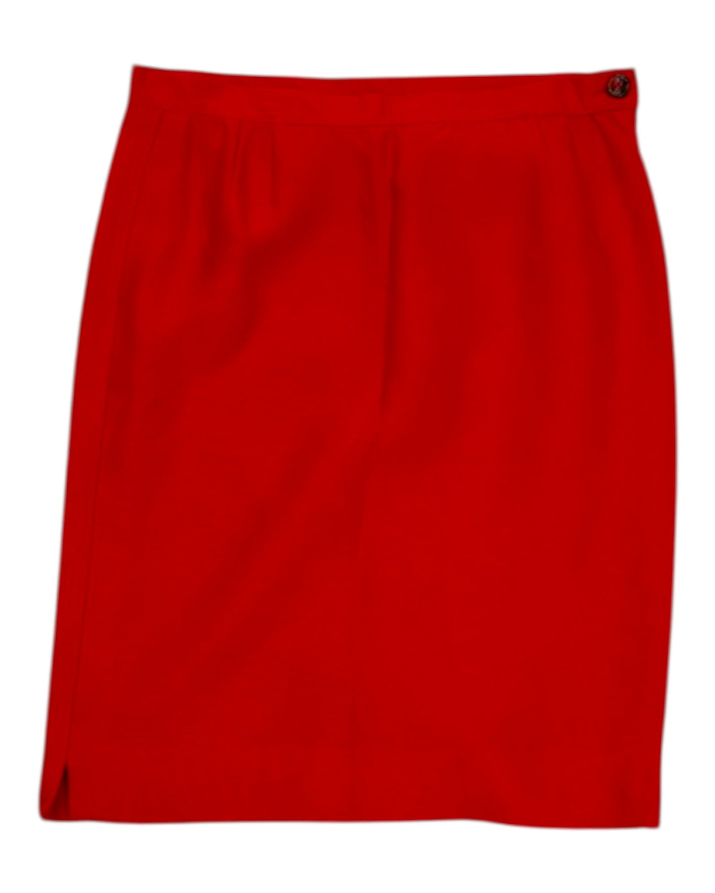 Vintage Valentino Red Knee-Length Skirt