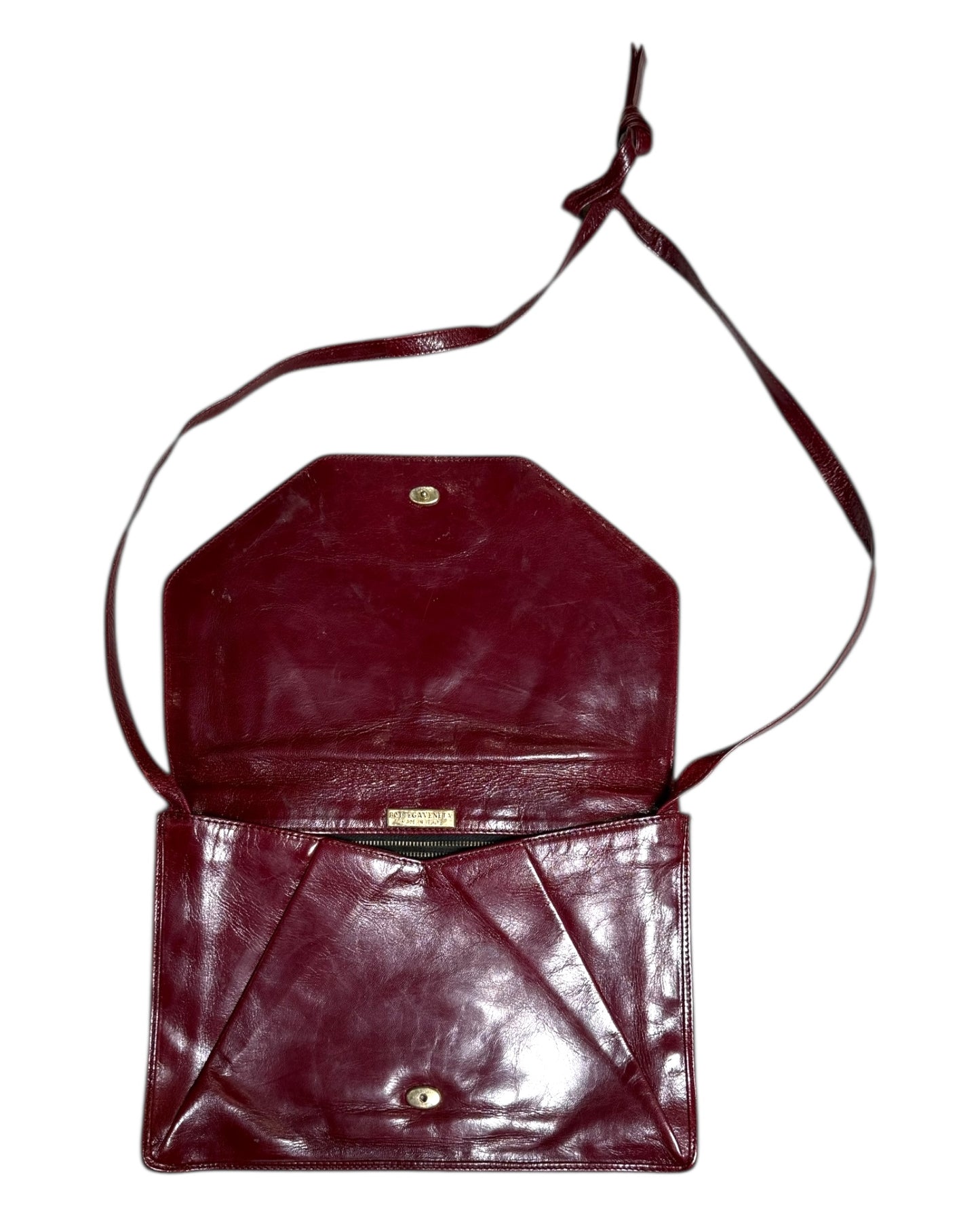 Vintage Bottega Veneta Leather Shoulder Bag or Clutch