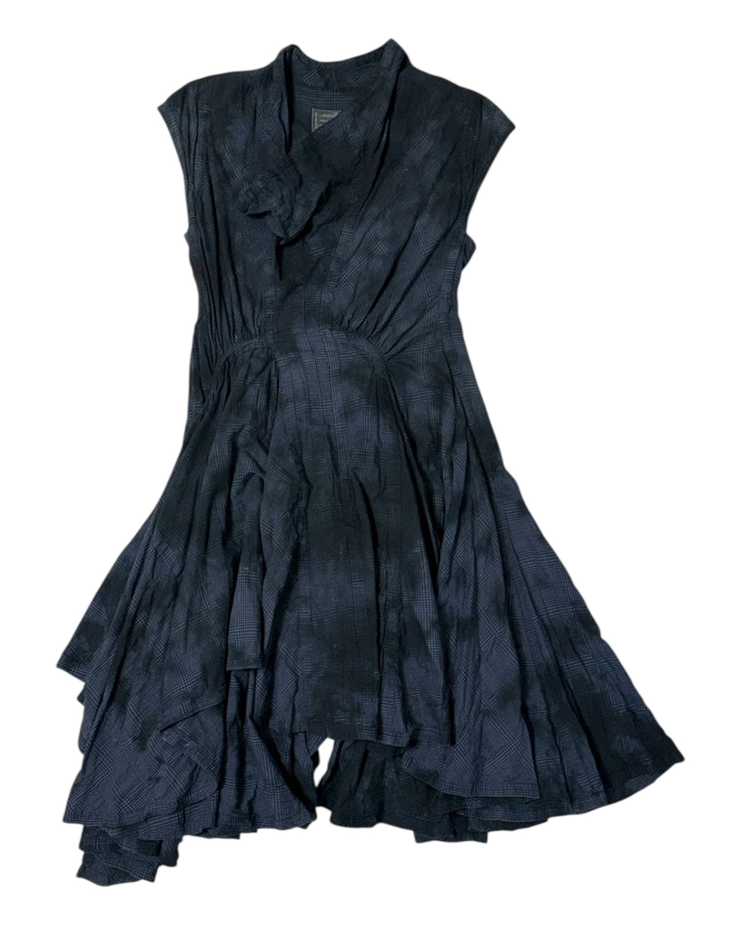 Pre-Loved All Saints Blue Asymmetrical Dress