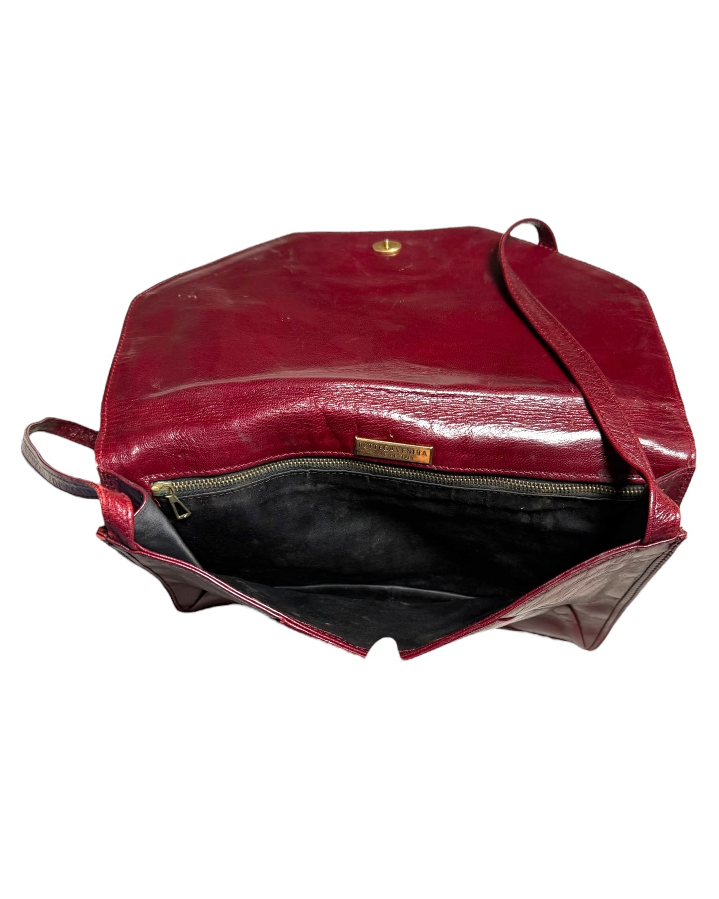 Vintage Bottega Veneta Leather Shoulder Bag or Clutch