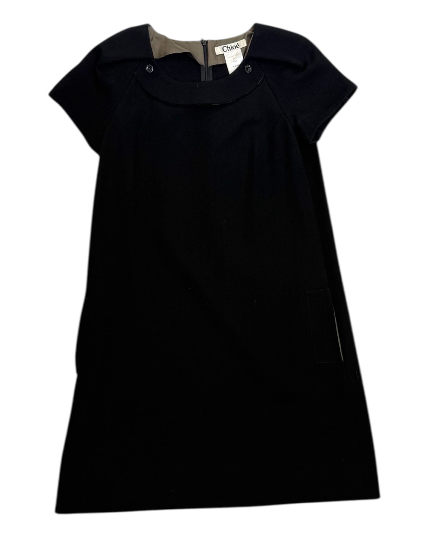 Vintage 2005 Chloé Black Mini Dress