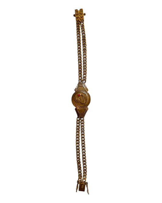 Vintage Gold Saint Bracelet