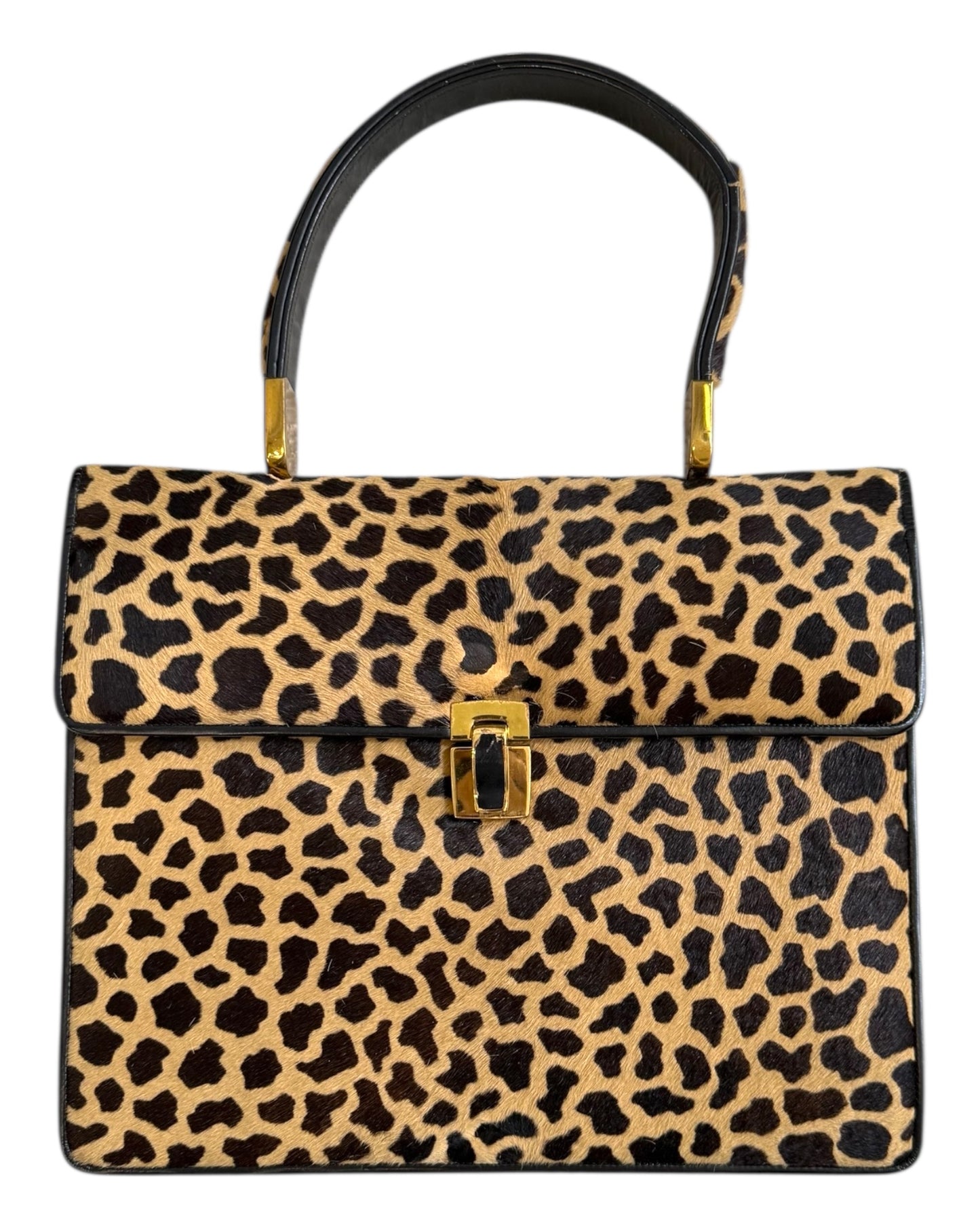 Vintage Animal Print Calfskin Bag