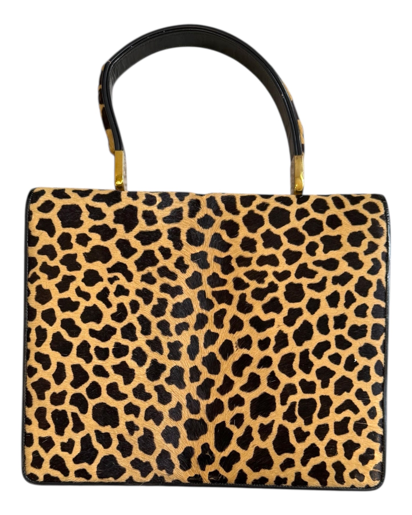 Vintage Animal Print Calfskin Bag