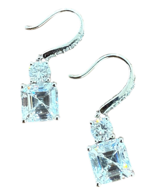 Pre-Loved Diamond Dangly Earrings