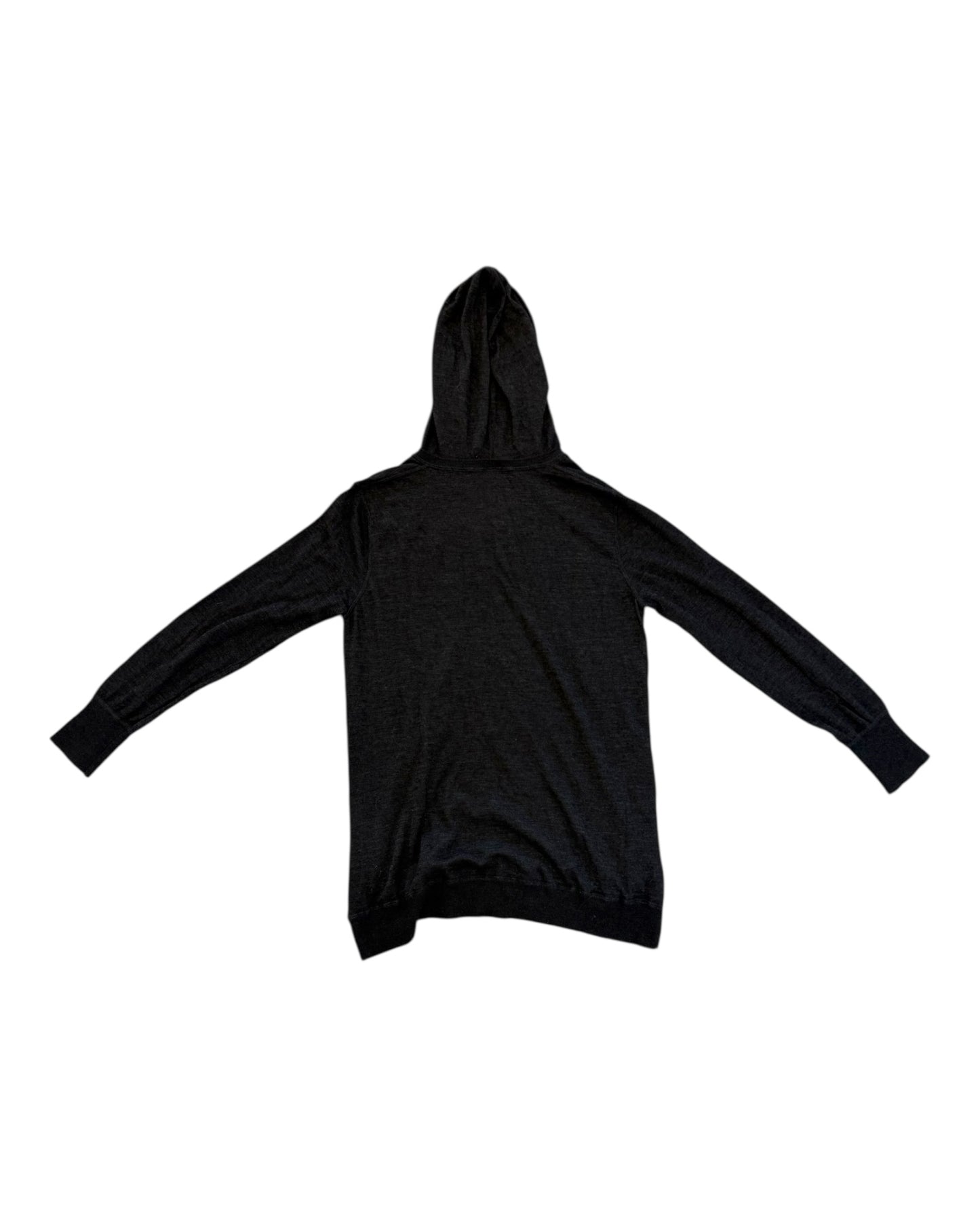 Pre-Loved Loro Piana Charcoal Grey Cashmere Hoodie