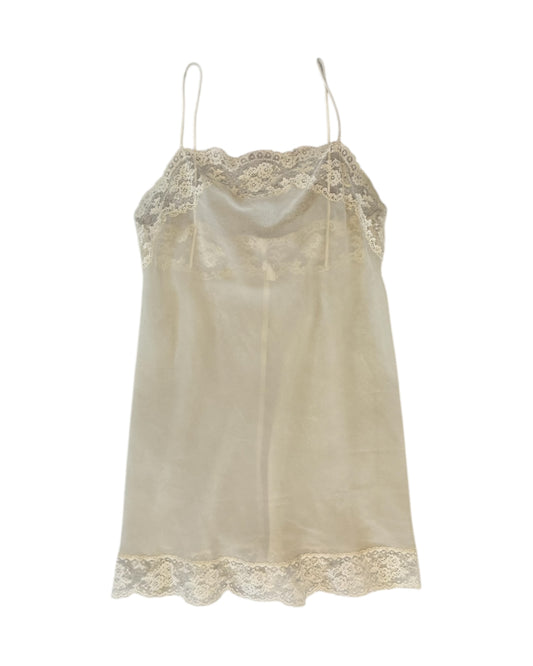 Vintage Ecru Sheer Lingerie Dress