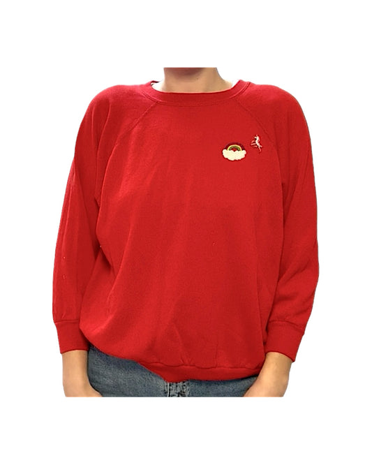 Vintage Embroidered Crewneck Sweatshirt