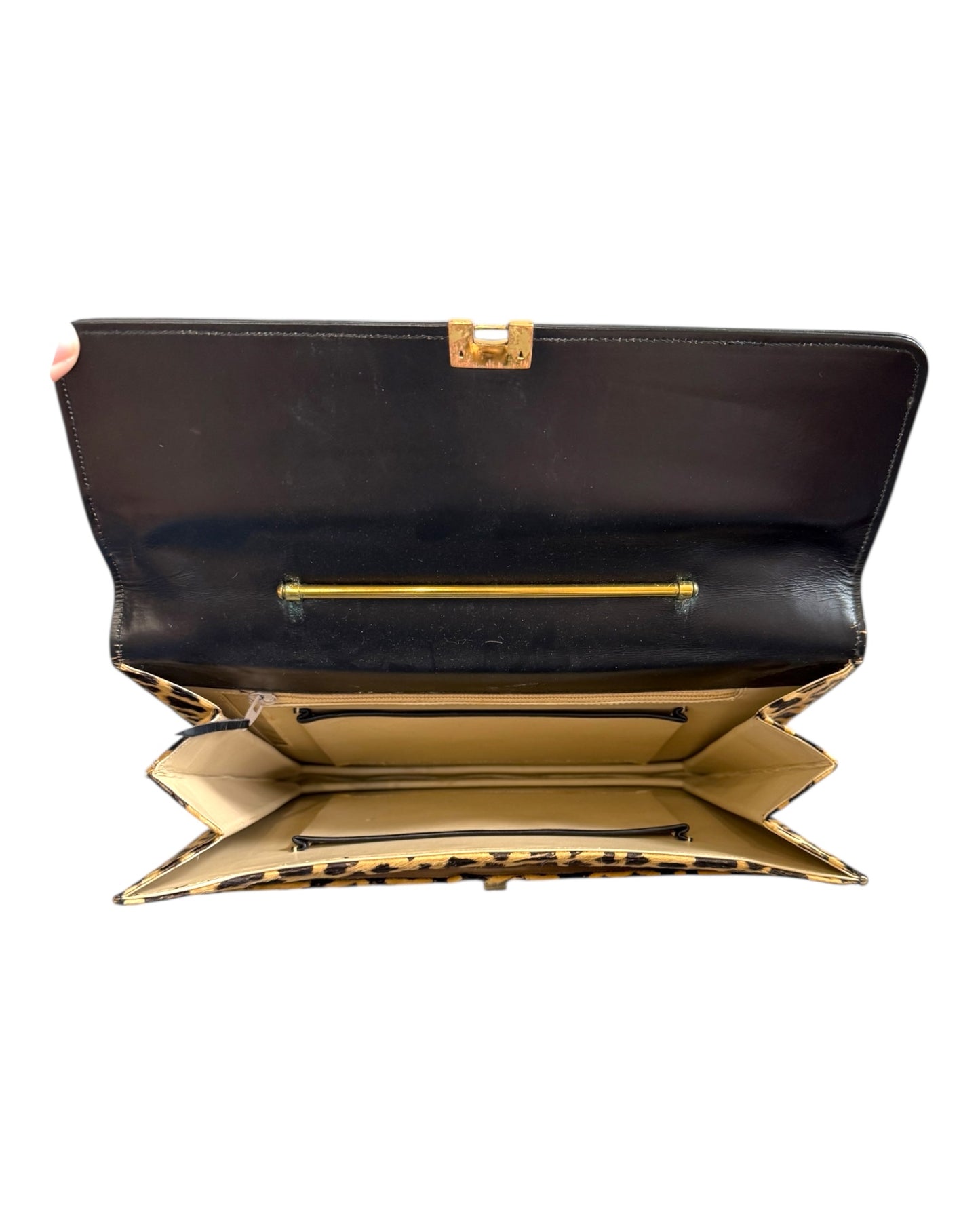 Vintage Animal Print Calfskin Bag