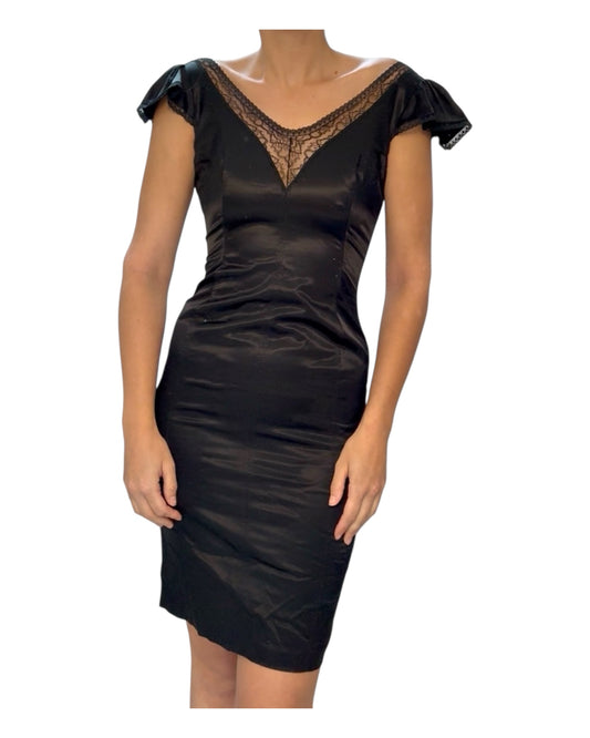 Vintage 2000 D&G Black Lace Dress