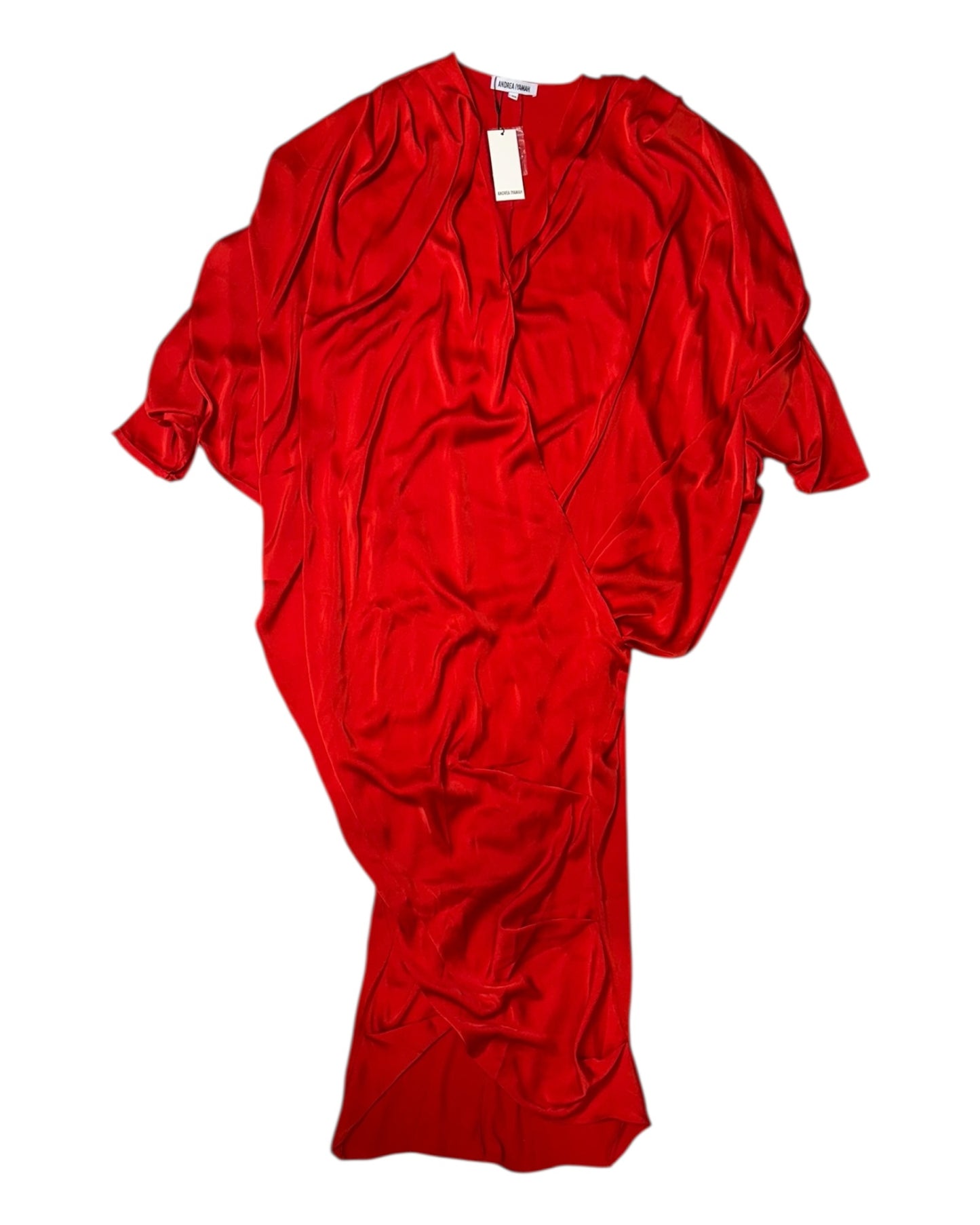 Pre-Loved Andrea Iyamah Red Kaftan Dress