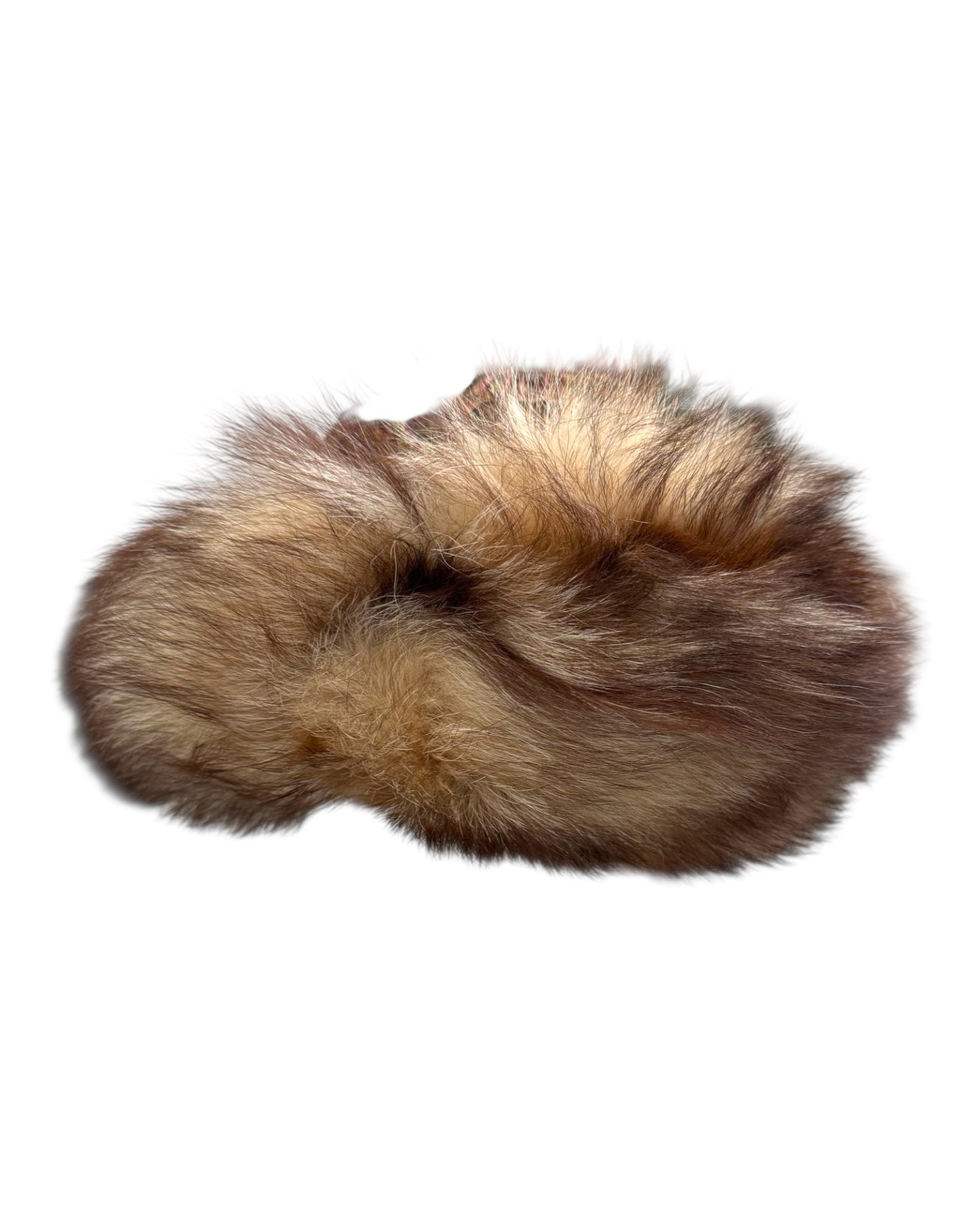 Vintage Hat with Fur Trim