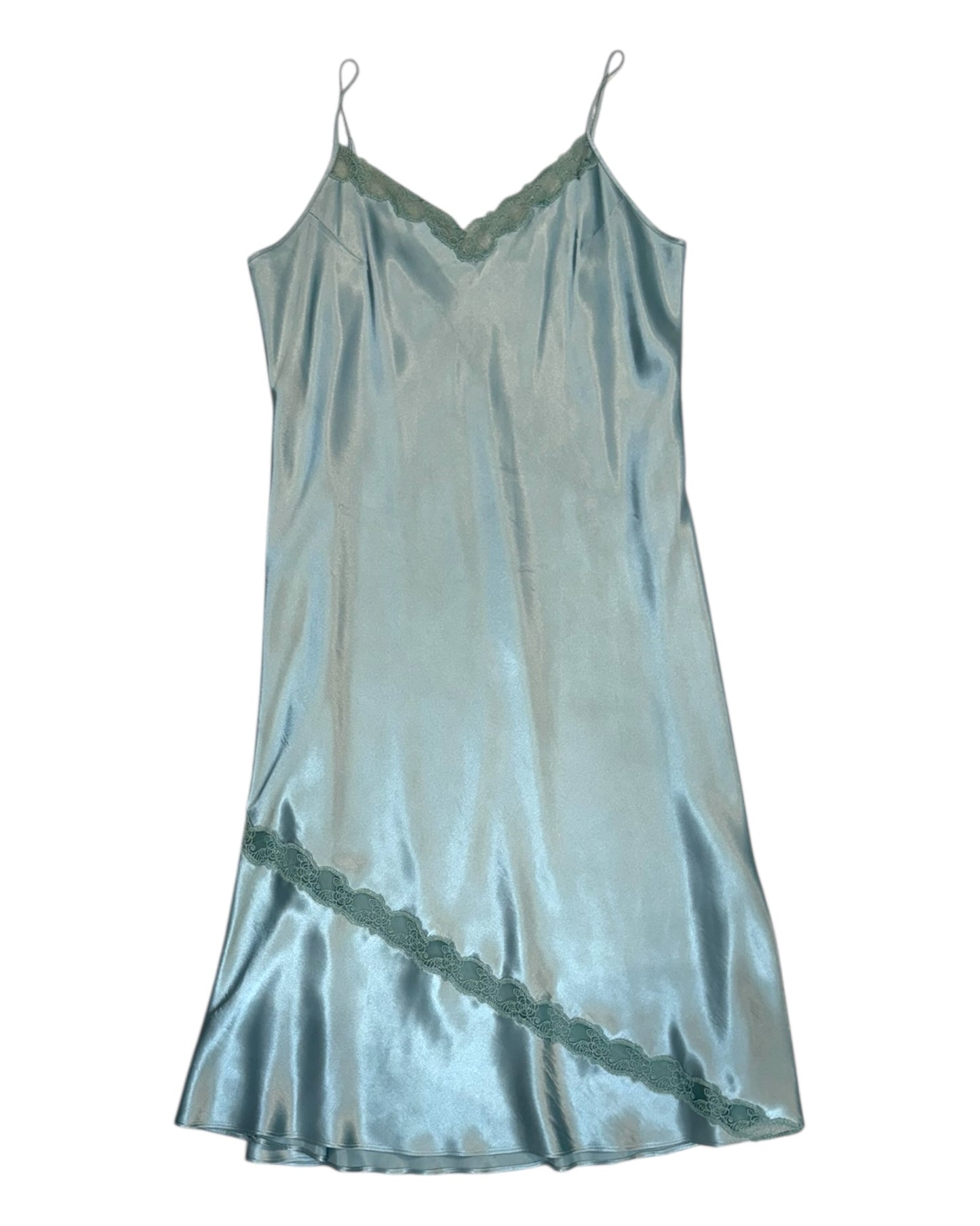 Vintage Green Slip Dress