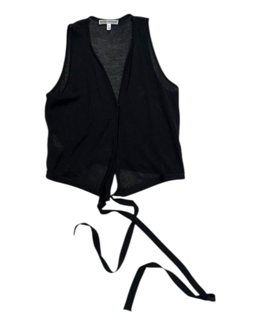 Vintage Emporio Armani Black Knit Vest