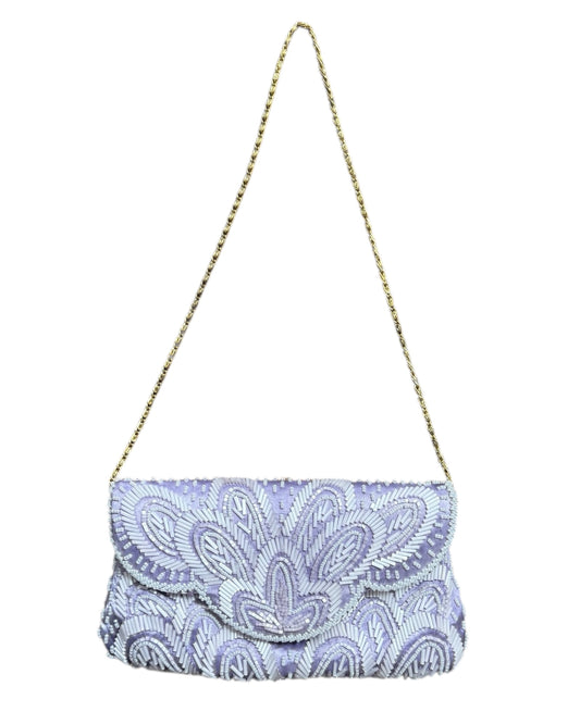 Vintage Purple Beaded Purse