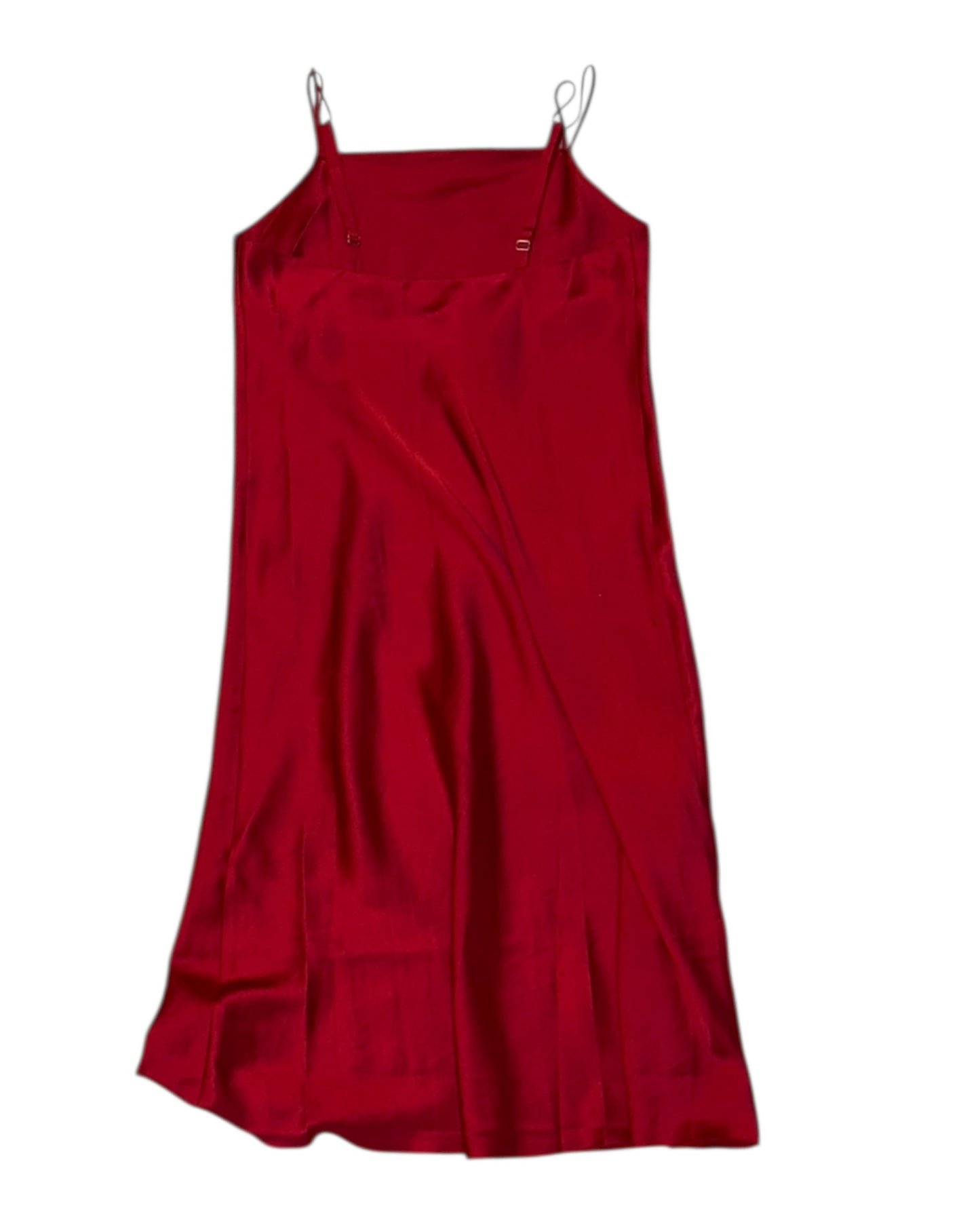 Vintage Oscar De La Renta Red Slip Dress
