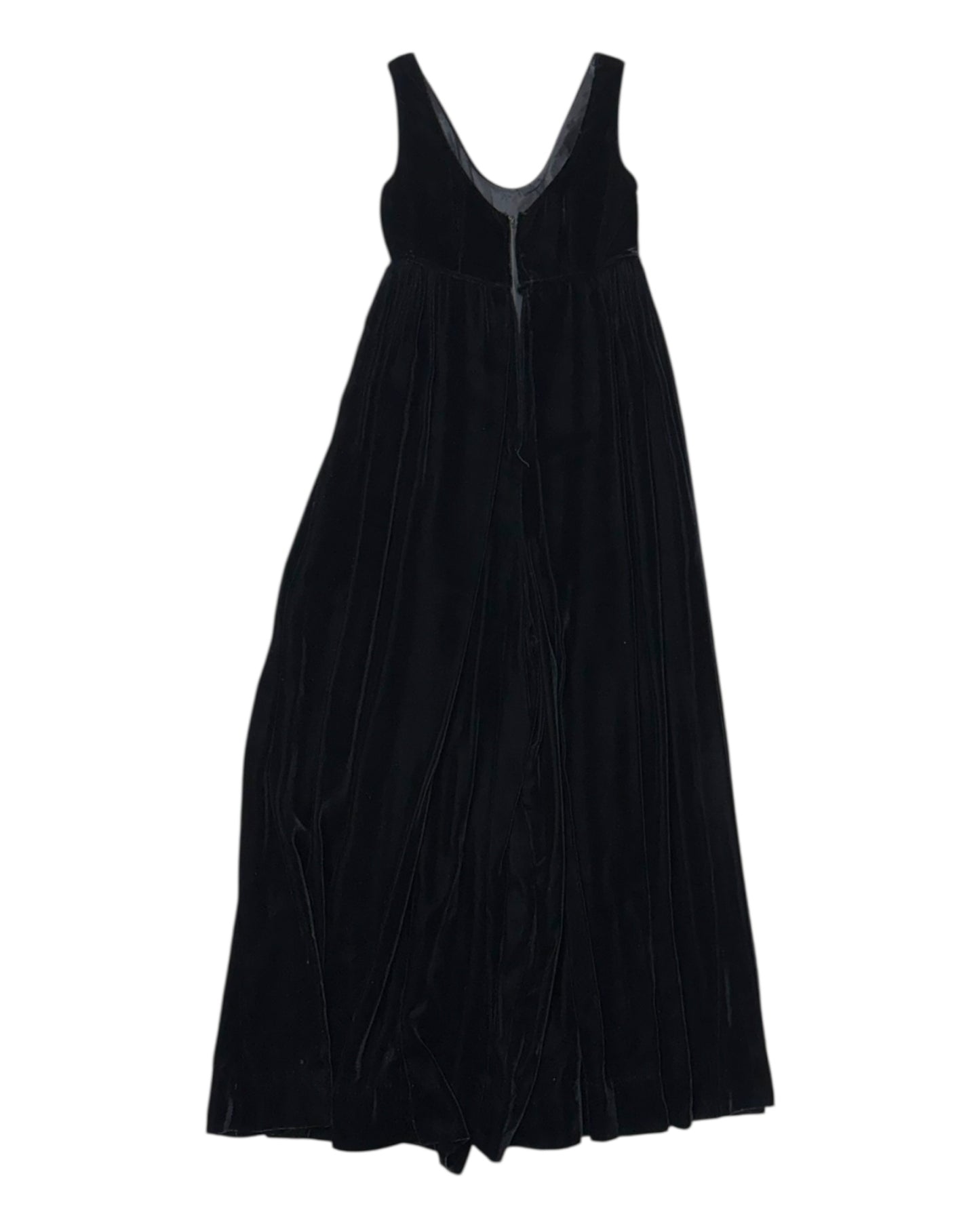 Vintage Jane Martin Black Velvet Jumpsuit